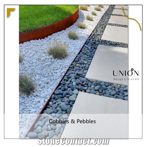 White Light Crushed Pebbles,Garden Walkway Pebbles in Sales