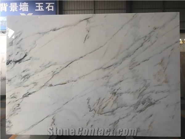 Chinese Calacatta Oriental Calacatta Statuario Marble Slabs