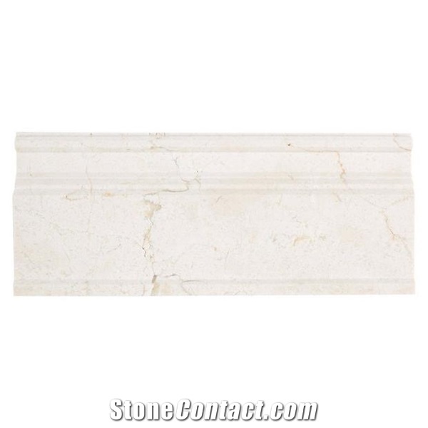 Crema Marfil Marble Baseboard/Skirting Board