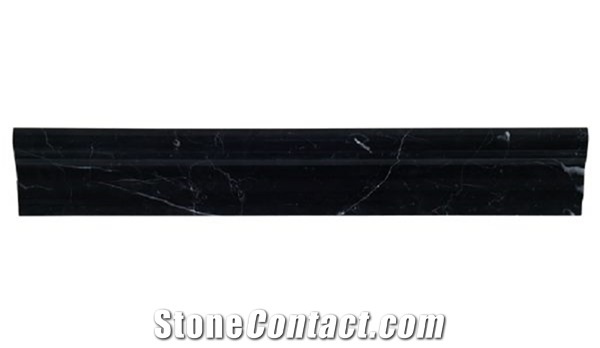 Nero Marquina Marble Crown Molding