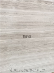 White Wooden Marble, Chinese White Wood Marble Slab