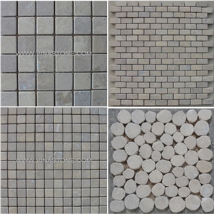 Viet Nam Beige Limestone Mosaic