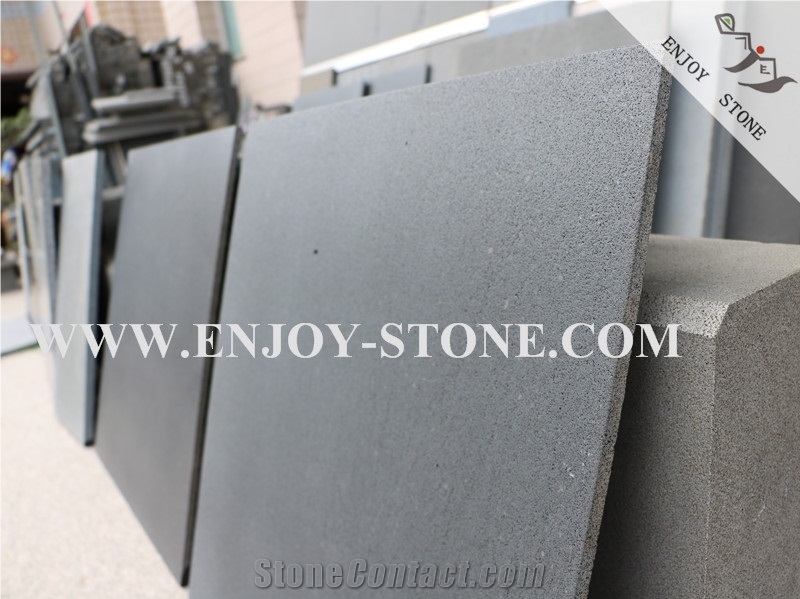 Honed, Grey Basalt or Andesite, Wall Cladding,Paving Tiles