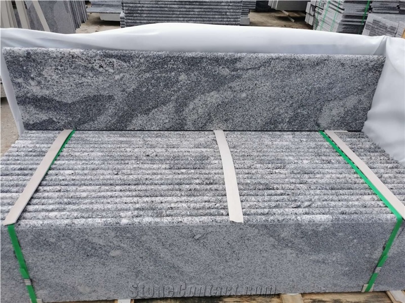 Sandblasted China Grey Juparana Granite Slab Tiles