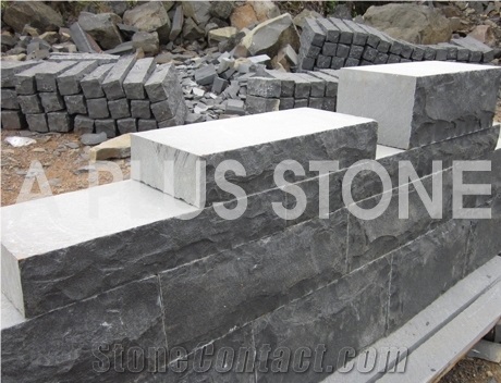 Vietnam Basalt Walls / Bricks, Vietnam Black Basalt
