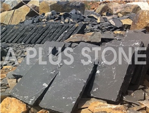 Vietnam Black Basalt Cobble, Pavers, Tiles