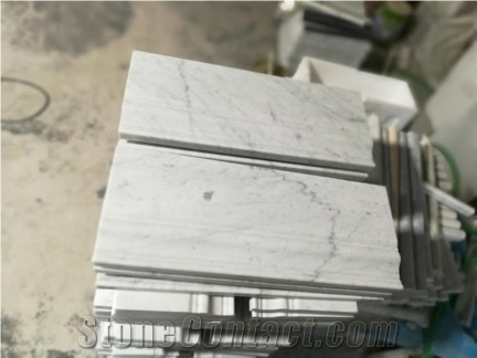 Carrara White Marble Baseboard/Base Board