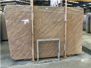 Gold with Brown Line Vein Marble Slabs