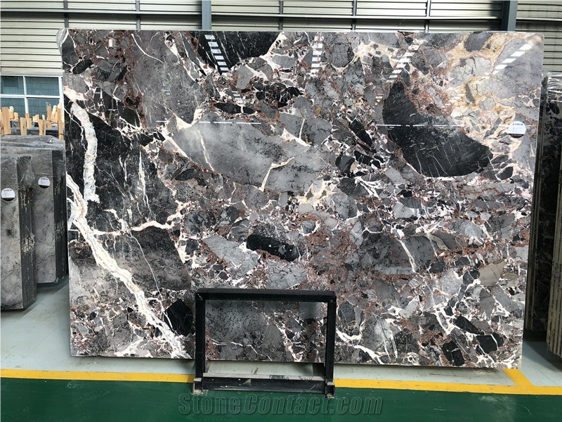High Quality Ice Age Grey Marble for Walling Slab