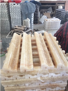 Honey Onyx Customized Crown Moldings/Trim Pieces