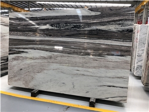 Palissandro Blue with Grey Veins Marble Slab