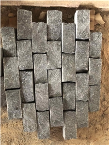 Gabbro cube stone 