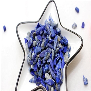 Lapis Lazuli Gravel for Vase Filler, Healing Jade Stone