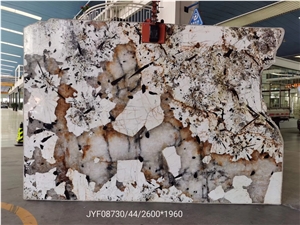 Brazil Pandora White Quartzite Polished Large Slab