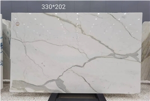 Italy Natural Calacatta White Marble Slab Tile