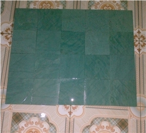 Green Sukabumi Stone Pool Tiles