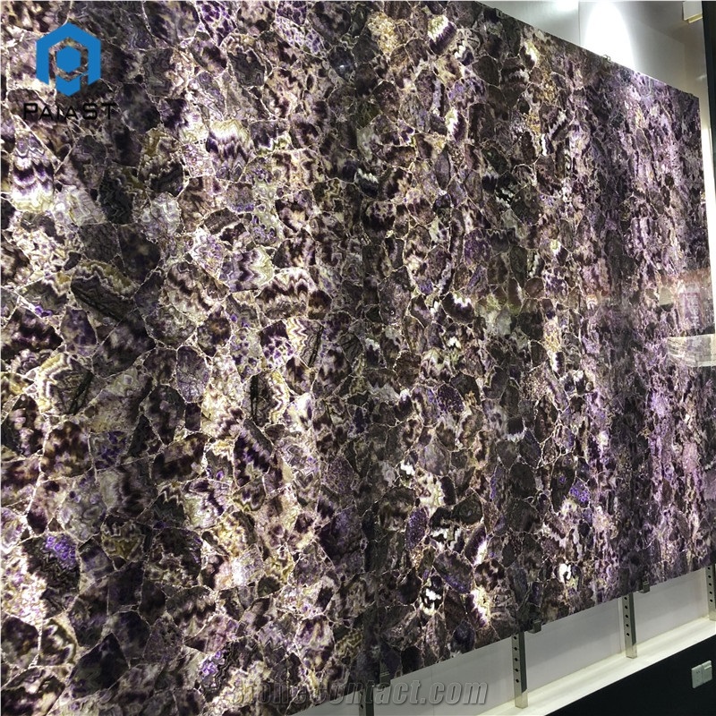 Factory Direct Natural Luxury Purple Semiprecious Stone