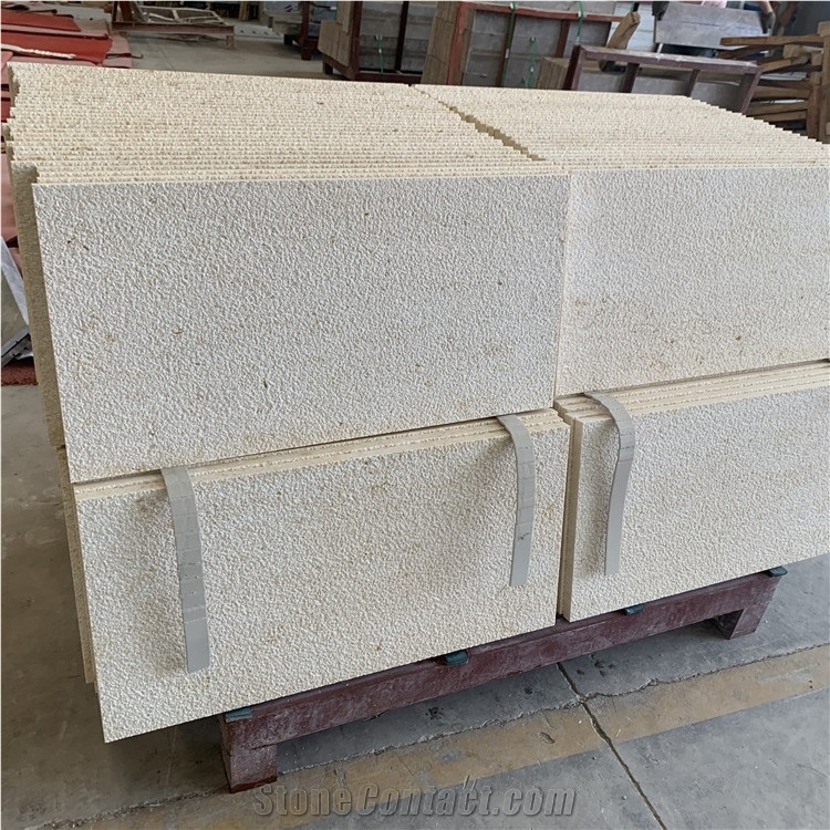 Natural Beige Limestone For Exterior Wall Cladding