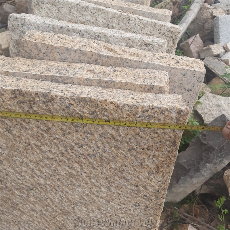 Granite Pavers, Palisade Chisled Finished ( Yellow, White, Grey, Red, Pink Color)
