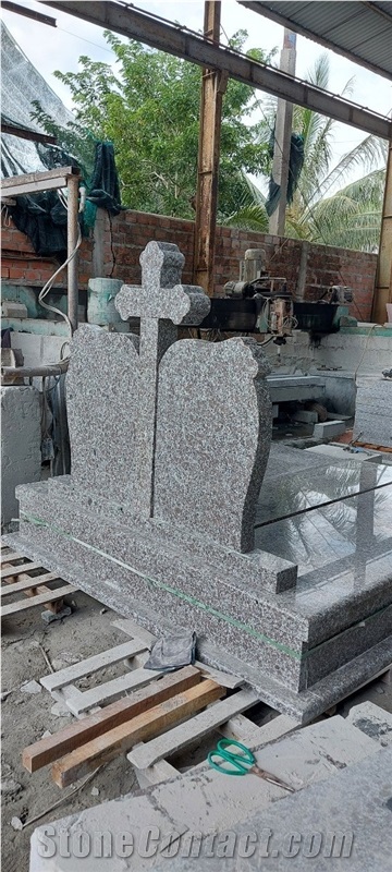 Pc Violet Granite Tombstone Headstone Monuments