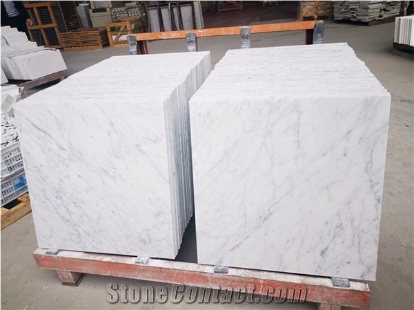 The Special Carrara White Marble Bathroom Countertop