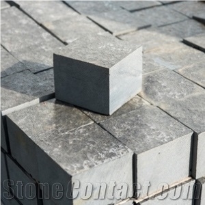 Black Basalt Sawn Cube Stone, Basalt Cobble Stone
