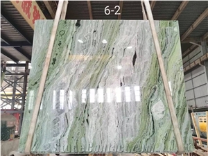 Green Marble Nature Ice Jade Slab Wall Tile