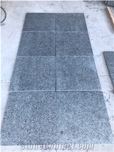 Angola Black Granite Tiles Wall Covering Pattern