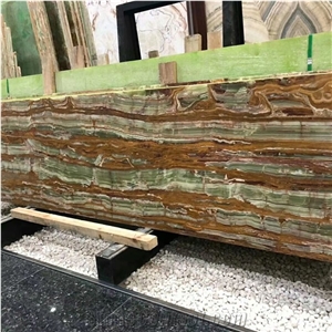 Bamboo Onyx Slabs for Wall Decoration