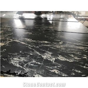 Black and White Granite Flooring Covering Slab Exterior Tile