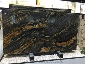 Brazil Gold Granite Magma Gold Granite Slab Tiles Wall Decor