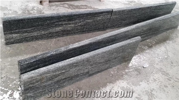 China Dark Gray Granite Polished Granite Slab Tiles