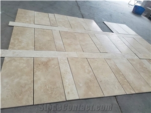 Chinese Beige White Travertine Tiles
