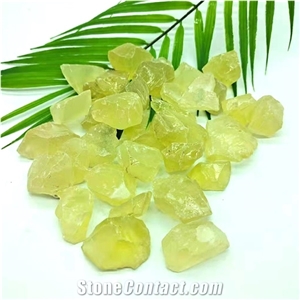 Citrine Crystal Rough Mineral Yellow Aromatherapy Stones