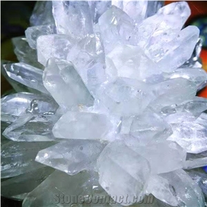 Crystal Cluster Lamp Clear Quartz Amethyst Gemstone Decor