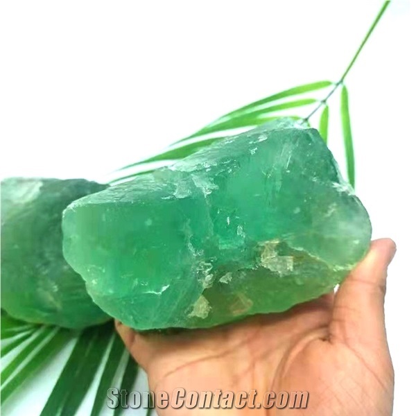 Crystal Rough Green Fluorite Gemstone Energy Raw Decoration