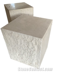 Marble Plinth Cubic 40 X 40 X H40 cm Marble Effect Plinth