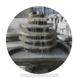 Natural Granite Stone Fountains Park Decoraion