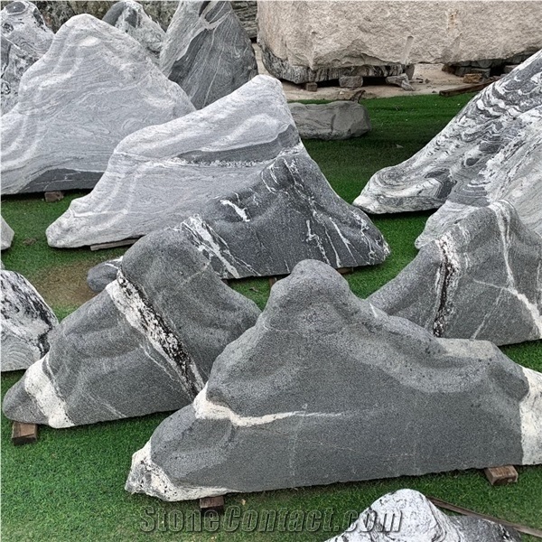 Natural Stone Landscape Rock Garden with Excellent Design