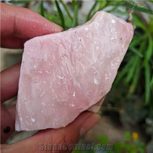 Pink Opal Crystal Rough Healing Quartz Raw Home Decoration