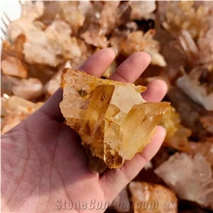 Rose Red Crystal Quartz Cluster Formation Healing Raw Stone