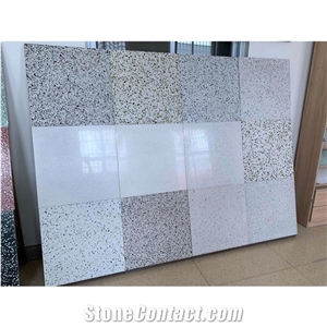 Terrazzo Tile Wall Bathroom Cladding Application Floor Decor