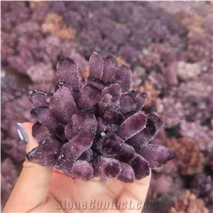 Various Grape Amethyst Crystal Gemstone Amethyst Cluster