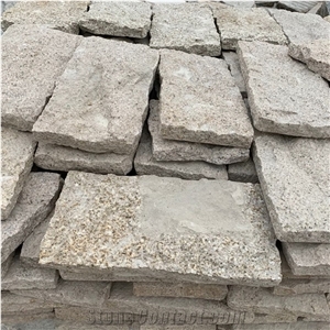 Yellow Color Wall Natural Stone for Exterior Decorative