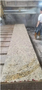 Brazil Golden Ouro Granite Wall Skirting Slab Tiles Cladding
