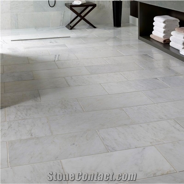 Catch Modern Simplicity with Light Grey Marble