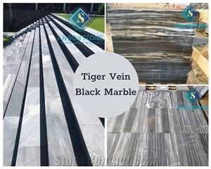 Great Sale Great Deal for Tiger Vein Black Marble