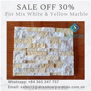 Hot Sale for Yellow & White Marble Combination
