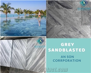 Top Product Grey Sandblasted for Swimming Pool