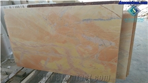 Vietnam Natural Stone: Yellow Marble Slabs for Countertop